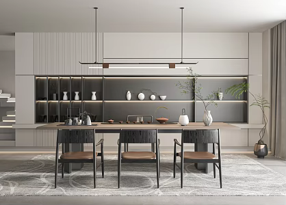 Modern Tea Room 3d model