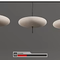 White Pendant Lights In Various Shapes For Modern Interior Decor Design 3d model