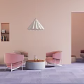 Modern leisure sofa combination sofa combination 3d model