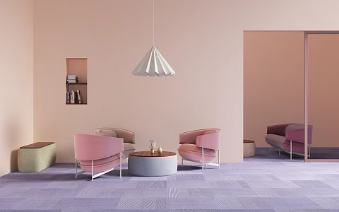 Modern leisure sofa combination sofa combination 3d model