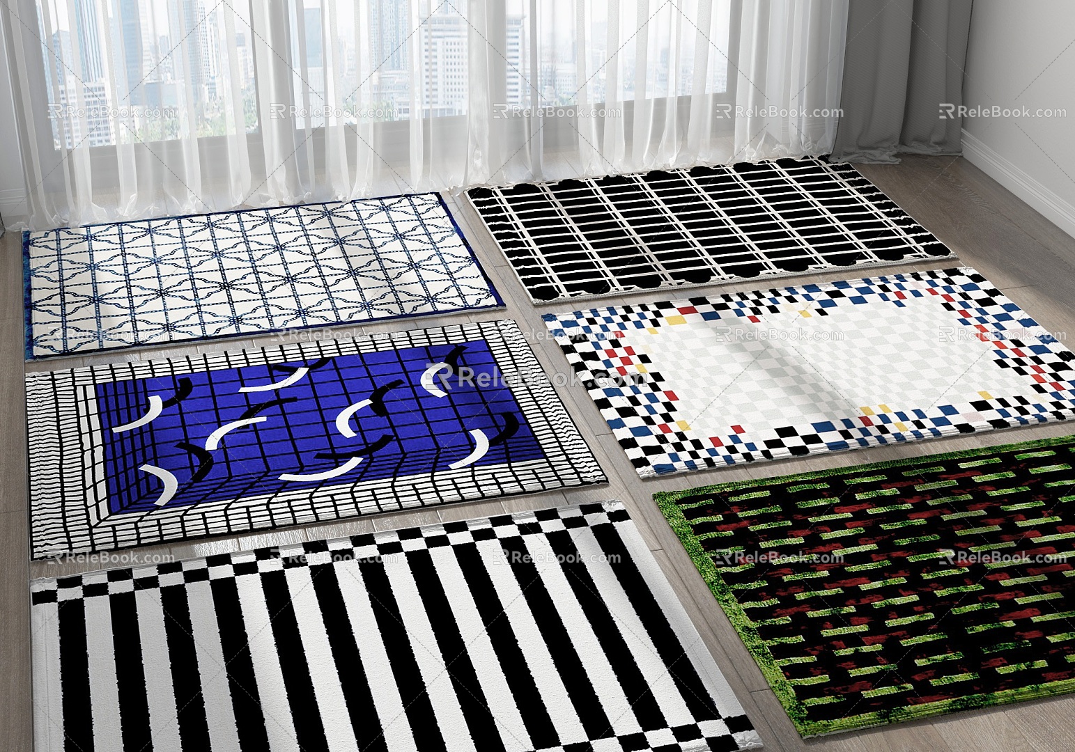 Carpet combination 3d model