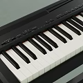 Professional Black Digital Piano With Full Keyboard Pedals And Modern Stand