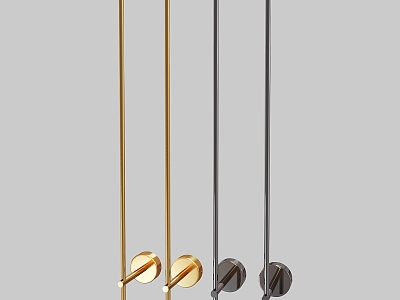 Simple Light Luxury Wall Lamp 3d model