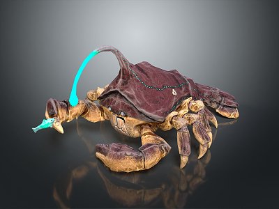 crab sea crab river crab hairy crab bread crab hermit crab big crab small crab marine animal fish 3d model