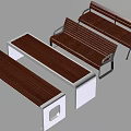 Modern Outdoor Benches With Wooden Slats And Metal Frames For Outdoor Spaces