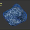 Cosmic Meteorite From Outer Space With Textured Surface For Astronomy Study