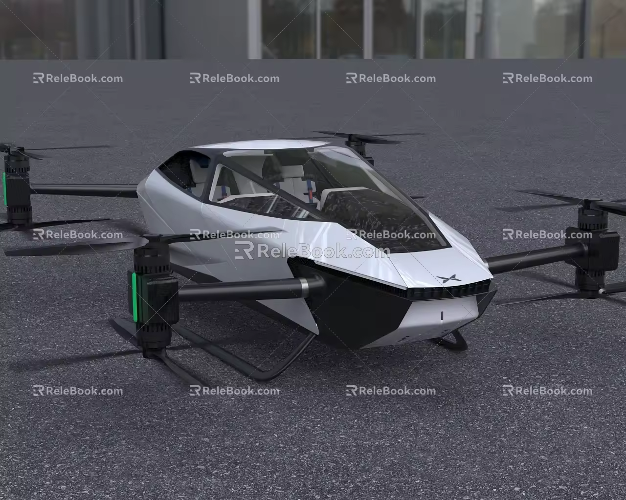 Xiaopeng Traveler X2 Flying Car 3d model