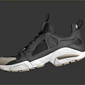 Modern Casual Style Sneakers Featuring Mesh Upper Blue Gray Beige Color And White Sole Design