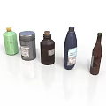 Assorted Household Bottles And Jars In Different Colors And Various Shapes