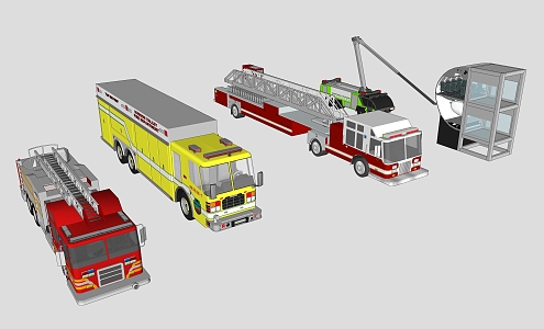 Vehicle Fire Truck 3d model