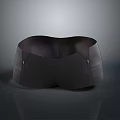 Black Comfortable Underwear For Everyday Use With Soft Fabric And Modern Design 3d model