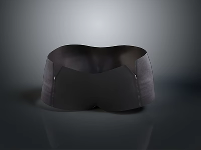 Black Comfortable Underwear For Everyday Use With Soft Fabric And Modern Design 3d model