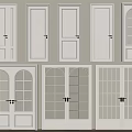 Various Modern White Hinged Doors With Glass Panels And Single Double Styles Designs