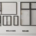 Aluminum Alloy Casement Windows With Various Designs For Home And Office Use
