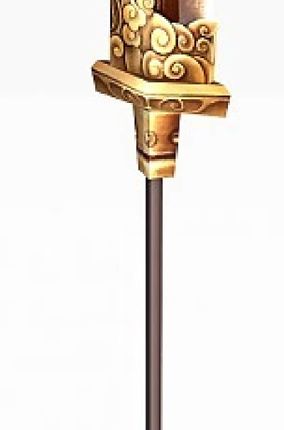 Chibi game props and equipment broadsword 3d model