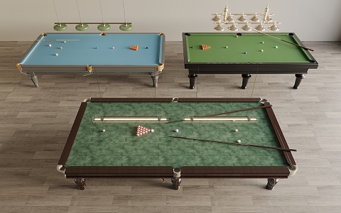 Billiards Table Billiards Equipment Joe's Billiards Table Billiards Room 3d model