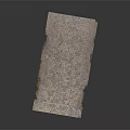 modern stone pavement pavement path stone block pavement 3d model