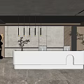 Modern Front Desk Company Front Desk 3d model