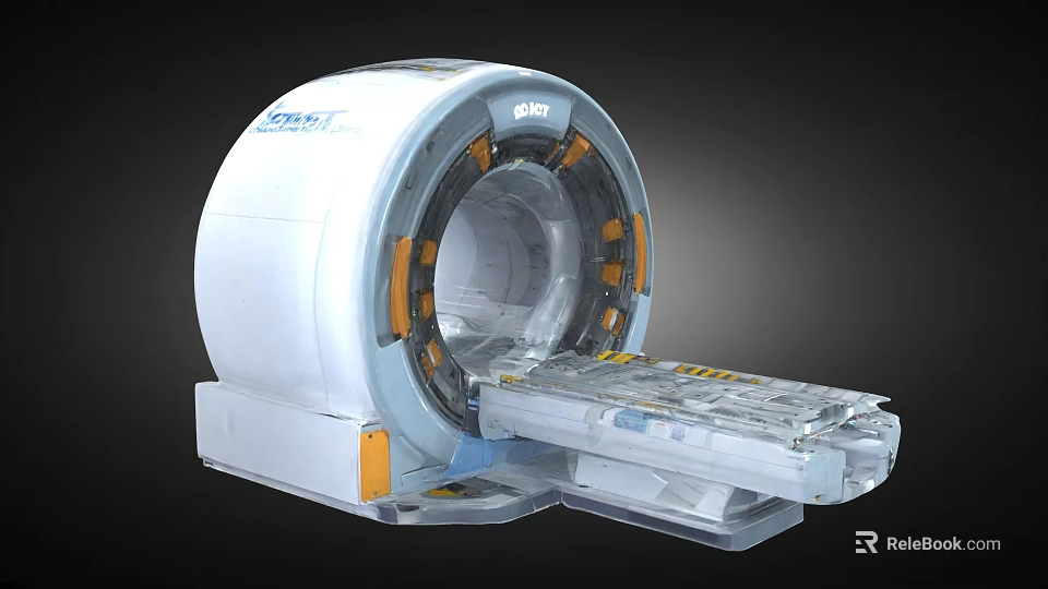 SONY PRISM Advanced Medical Imaging Equipment With Patient Table And Imaging Aperture 3d model 