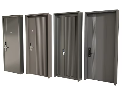 Door combination 3d model