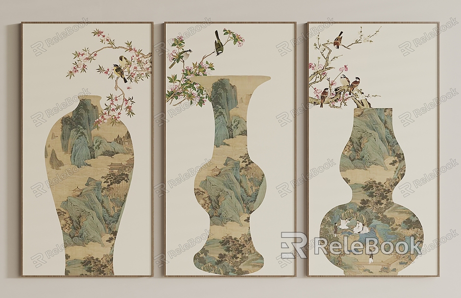 New Chinese Hanging Paintings model