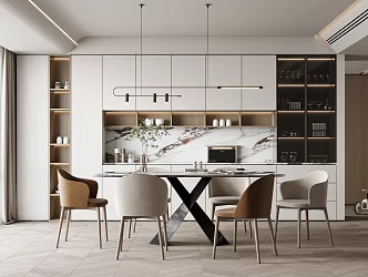 Modern Restaurant 3d model