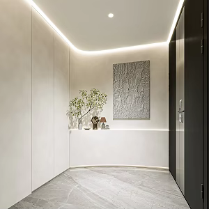 Modern Entrance 3d model