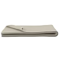 Beige Cotton Towel with Soft Texture Folded for Bath or Hand Use