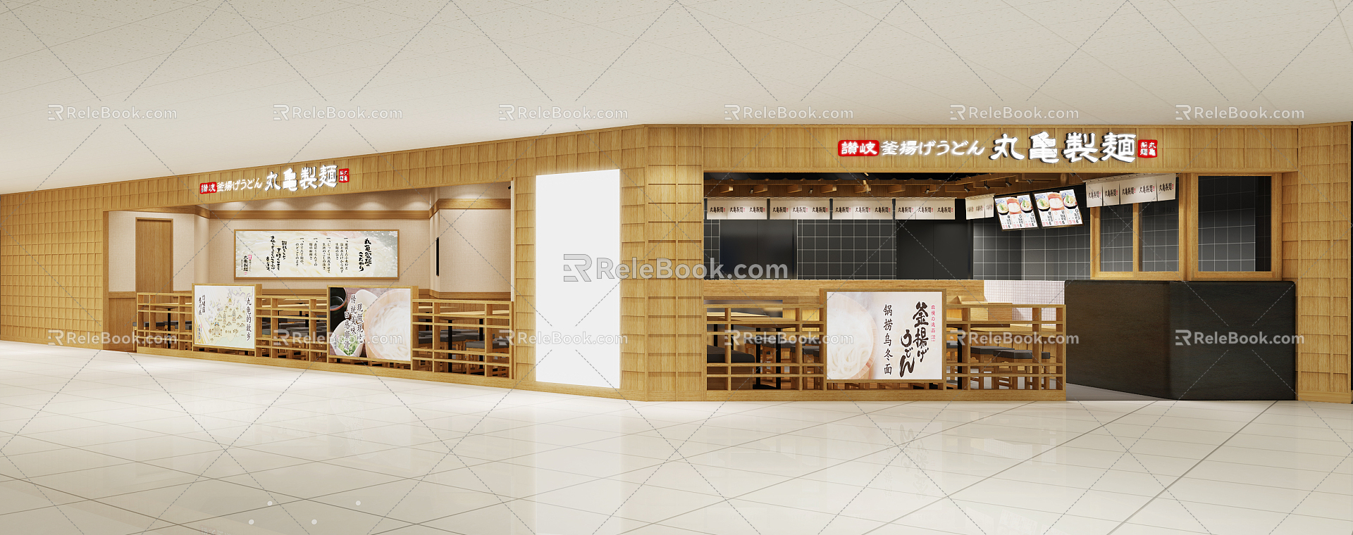 Japanese Restaurant Marutoi Noodles Ramen Ramen Restaurant Restaurant Commercial Japanese Cuisine model