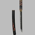 Dagger Knife Weapon Dagger Knife Dagger Scabbard Dagger Cold Weapon 3d model