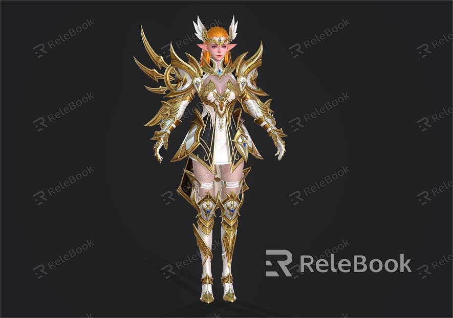 Female Warrior Armor Armor model