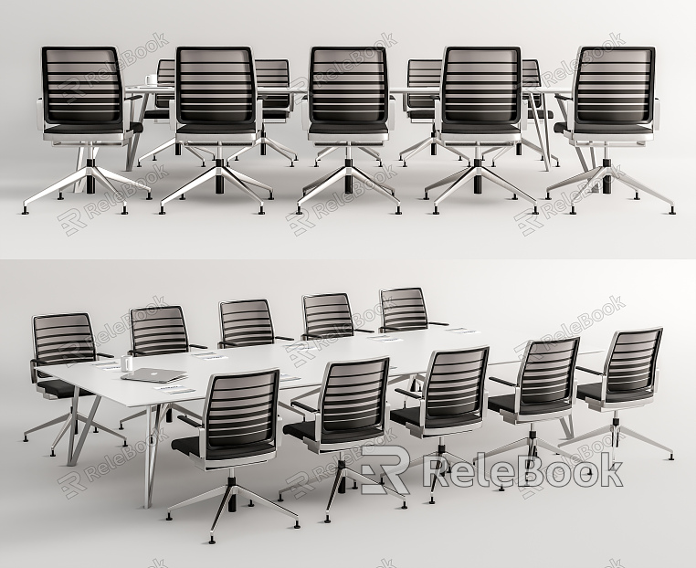 Modern Meeting Table and Chair Meeting Table and Chair Combination Office Chair model