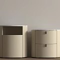 Poliform bedside table drawer 3d model