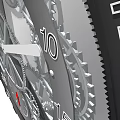 Unique Industrial Style Clock With Visible Gear Mechanism And Numeric