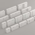 Multiple White Cabinets With Various Styles And Designs For Home Storage Solutions