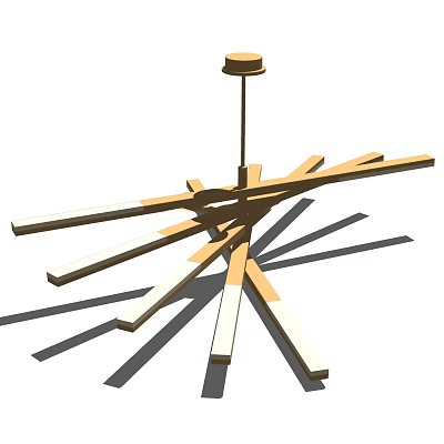 Modern chandelier 3d model