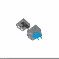 Dual Metal USB Connector Devices With Stackable Design And Blue Ports