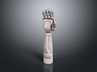 Game Movie Character Mechanical Arm Robotic Design With Detailed Joint Structure 3d model