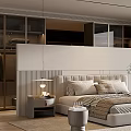 Modern Bedroom Interior Design With King Bed Large Window And Area Rug