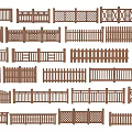Wooden Fence Collection With Various Designs And Styles For Outdoor Use