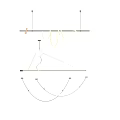 Modern Geometric Chandelier Designs Featuring Linear And Curved Lines For Interior Spaces