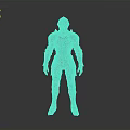 Colorful Fantasy Armor 3D Model With Vibrant Patterns And Detailed Design
