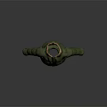 Game Movie Character Green Winter Coat with Brown Fur Collar 3D Model Design