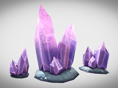 Cartoon Crystal model