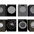 Various Modern Washing Machines in Different Colors and Stylish Designs