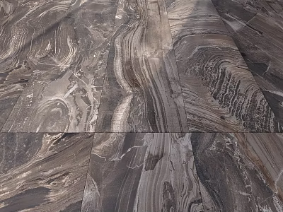 Elegant Natural Marble Floor Tiles With Wavy Texture For Modern Home Decor 3d model