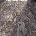 Elegant Natural Marble Floor Tiles With Wavy Texture For Modern Home Decor