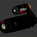 Shock absorber spring tools hardware tools processing tools realistic 3d model