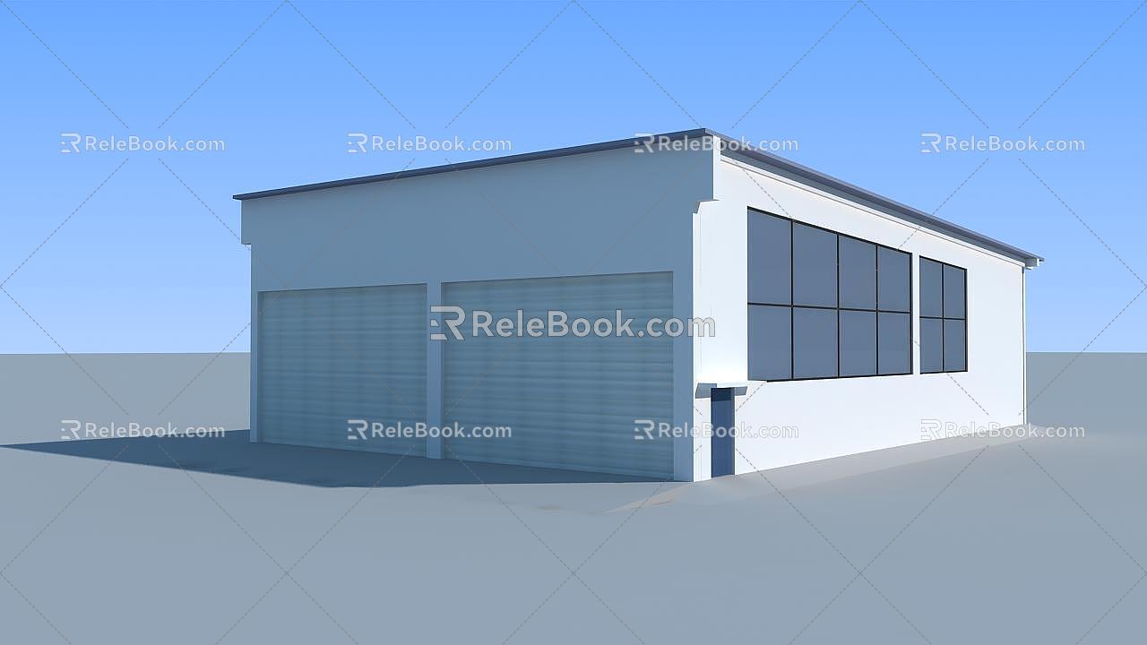 Waste Recycling Station 3d model