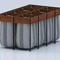 Modern Mailbox Mobile Mailbox 3d model